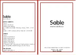 Sable SA-HF027 User Manual preview