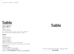 Предварительный просмотр 2 страницы Sable SA-HF033 User Manual