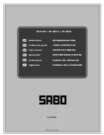 Preview for 1 page of Sabo 36-ACCU Operator'S Manual