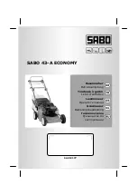 Предварительный просмотр 1 страницы Sabo 43-A ECONOMY Operator'S Manual