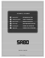 Preview for 1 page of Sabo 43-VARIO Operator'S Manual