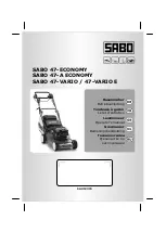 Sabo 47-ECONOMY Operator'S Manual предпросмотр