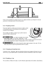 Preview for 75 page of Sabo 72-12 HF Operator'S Manual