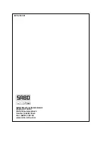 Preview for 40 page of Sabo 92-14 HF Installation Manual