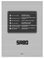 Preview for 1 page of Sabo SAU22053 Product Safety Data Sheet