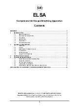 Preview for 2 page of Sabre ELSA 2000 User Instructions