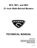 Sabre M10 Technical Manual preview
