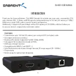 Preview for 2 page of Sabrent DA-HDEX User Manual