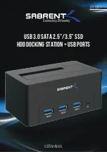 Sabrent DS-U301 User Manual preview