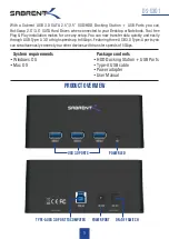 Preview for 2 page of Sabrent DS-U301 User Manual