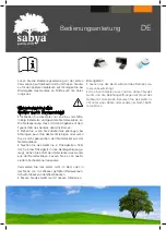 Preview for 7 page of sabya Grey bell Instruction Manual