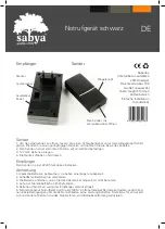 Preview for 9 page of sabya Grey bell Instruction Manual