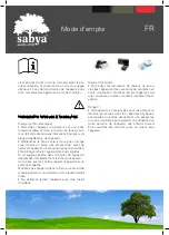 Preview for 12 page of sabya Grey bell Instruction Manual