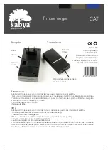 Preview for 24 page of sabya Grey bell Instruction Manual