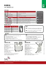 SAC SAC-TWINSPOT-LED Manual preview