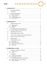 Preview for 3 page of SAC T120 Use And Maintenance Instructions