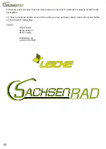 Предварительный просмотр 30 страницы SachsenRad BB12114 User Manual