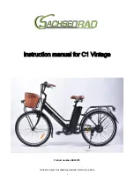 SachsenRad C1 Vintage Instruction Manual preview