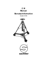 Предварительный просмотр 1 страницы Sachtler 5195 Manual