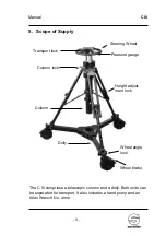 Предварительный просмотр 7 страницы Sachtler C III Manual