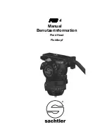 Предварительный просмотр 1 страницы Sachtler FSB 4 Manual