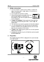 Preview for 5 page of Sachtler Reporter 270DI Manual