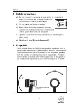 Предварительный просмотр 5 страницы Sachtler Reporter 300H Manual