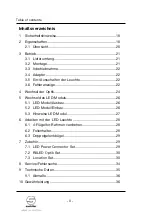 Preview for 4 page of Sachtler Reporter 8LED Manual