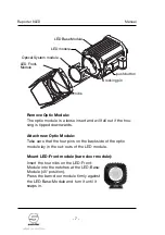 Preview for 12 page of Sachtler Reporter 8LED Manual