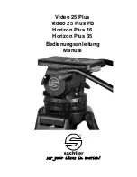 Sachtler Video 25 Plus Manual предпросмотр