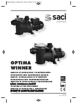 Saci Pumps optima Installation And Maintenance Manual предпросмотр