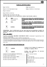 Preview for 43 page of Saci MULTINOX MULTINOX-VE Use And Maintenance Manual