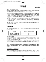 Preview for 16 page of Saci V-NOX 300 Installation And Maintenance Manual