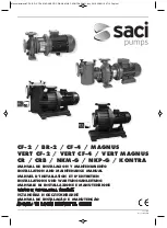 Preview for 1 page of Saci VERT CF-2 Installation And Maintenance Manual