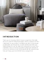 Preview for 4 page of SACKit CANVAS LOUNGE CHAIR & POUF Maintenance Manual