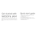 Preview for 4 page of SACKit WOOFit JAM Start Manual