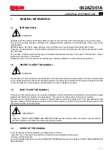 Предварительный просмотр 11 страницы Sacmi CCM001 User Manual