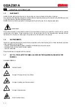 Предварительный просмотр 12 страницы Sacmi CCM001 User Manual