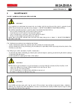 Предварительный просмотр 103 страницы Sacmi Imola CHS Series Instruction Manual