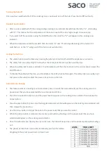 Preview for 3 page of saco Baumatic BTC2.2 Operating Instructions