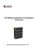 Sacred Sun FCP Installation And Operation Instruction Manual preview