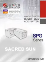 Предварительный просмотр 1 страницы Sacred Sun SPG Series Technical Manual