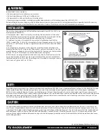 Preview for 2 page of Saddlemen 813-27-all User'S Manual & Installation Instructions