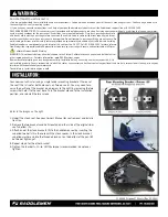 Предварительный просмотр 2 страницы Saddlemen H03-10-016 User'S Manual & Installation Instructions