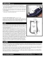 Предварительный просмотр 3 страницы Saddlemen H03-10-016 User'S Manual & Installation Instructions