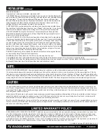 Preview for 3 page of Saddlemen H3002J User'S Manual & Installation Instructions