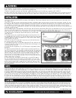 Preview for 2 page of Saddlemen K06-11-0112 User'S Manual & Installation Instructions