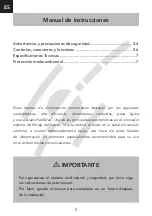 Preview for 2 page of Sadelta SPS-2530D User Manual