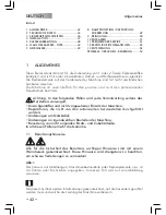 Preview for 42 page of Saeco 10000007 Operating Instructions Manual