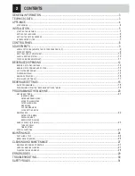 Preview for 4 page of Saeco 10000225 Operation And Maintenance Manual